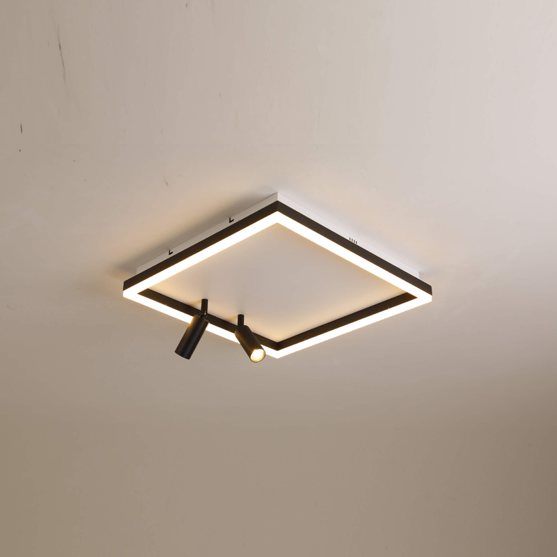 Iluminación de techo LED de hierro y aluminio con foco