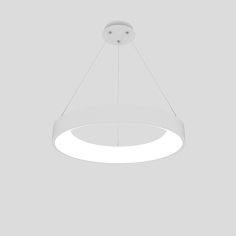 Lámpara de techo Lámpara de araña Luz minimalista Circular Led Lámpara colgante Anillo moderno Lámpara industrial