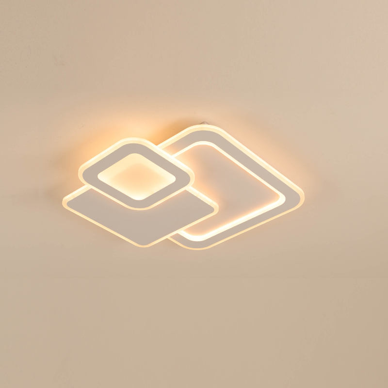 Luz de techo LED blanca arena acrílica