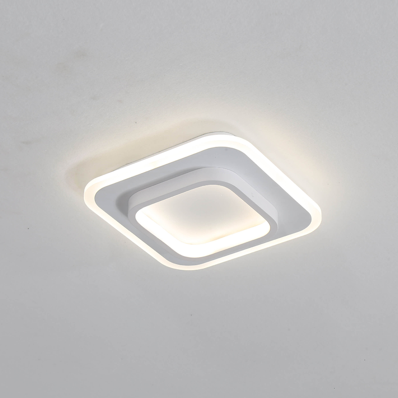 Luces de techo LED modernas redondas y cuadradas