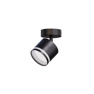 Lámpara de arcría anillo negro gx53
