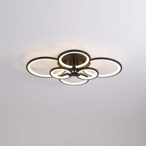 Accesorios de iluminación decorativos para techo, iluminación de riel de cocina negra mate