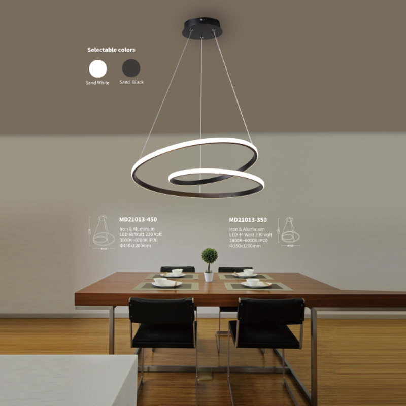 Lámpara colgante LED comercial moderna