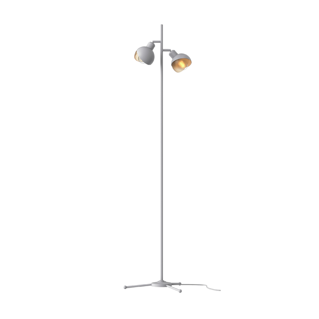 Lámpara de piso industrial de 2 luces
