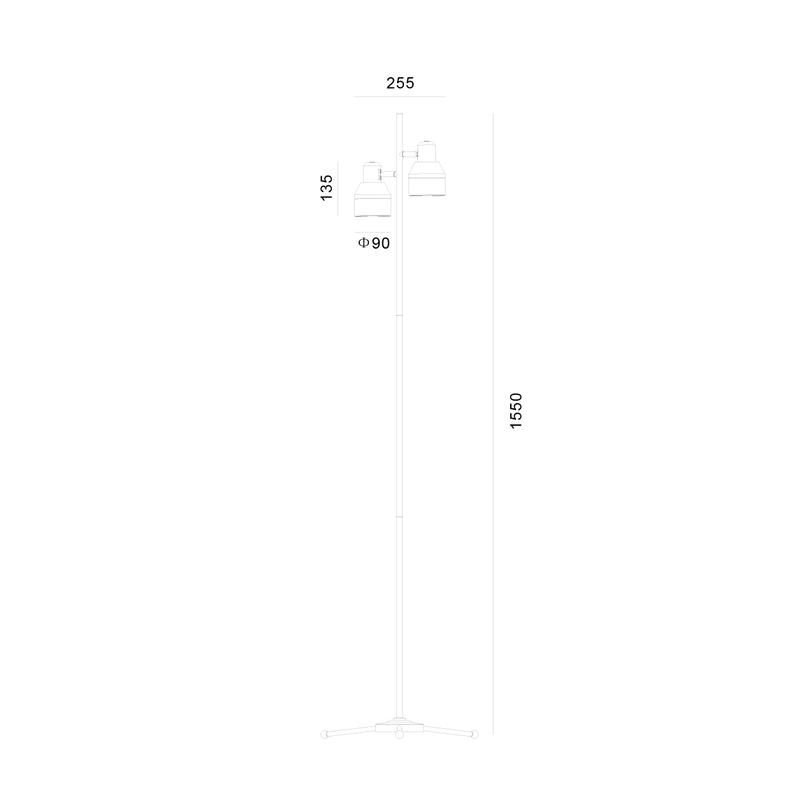 E27 Lámpara industrial para sala de estar