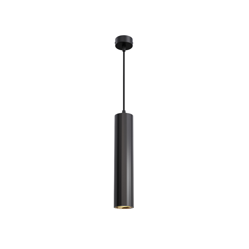 Gu10 Luz colgante Techo negro mate 