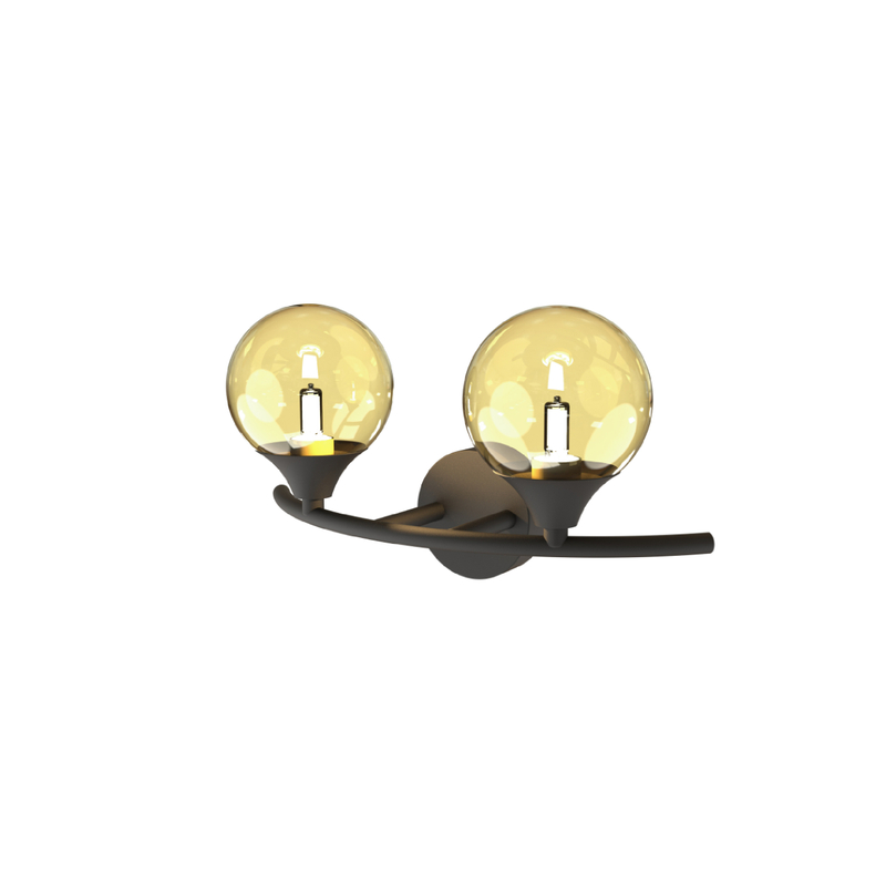 Luz de pared de cristal G9