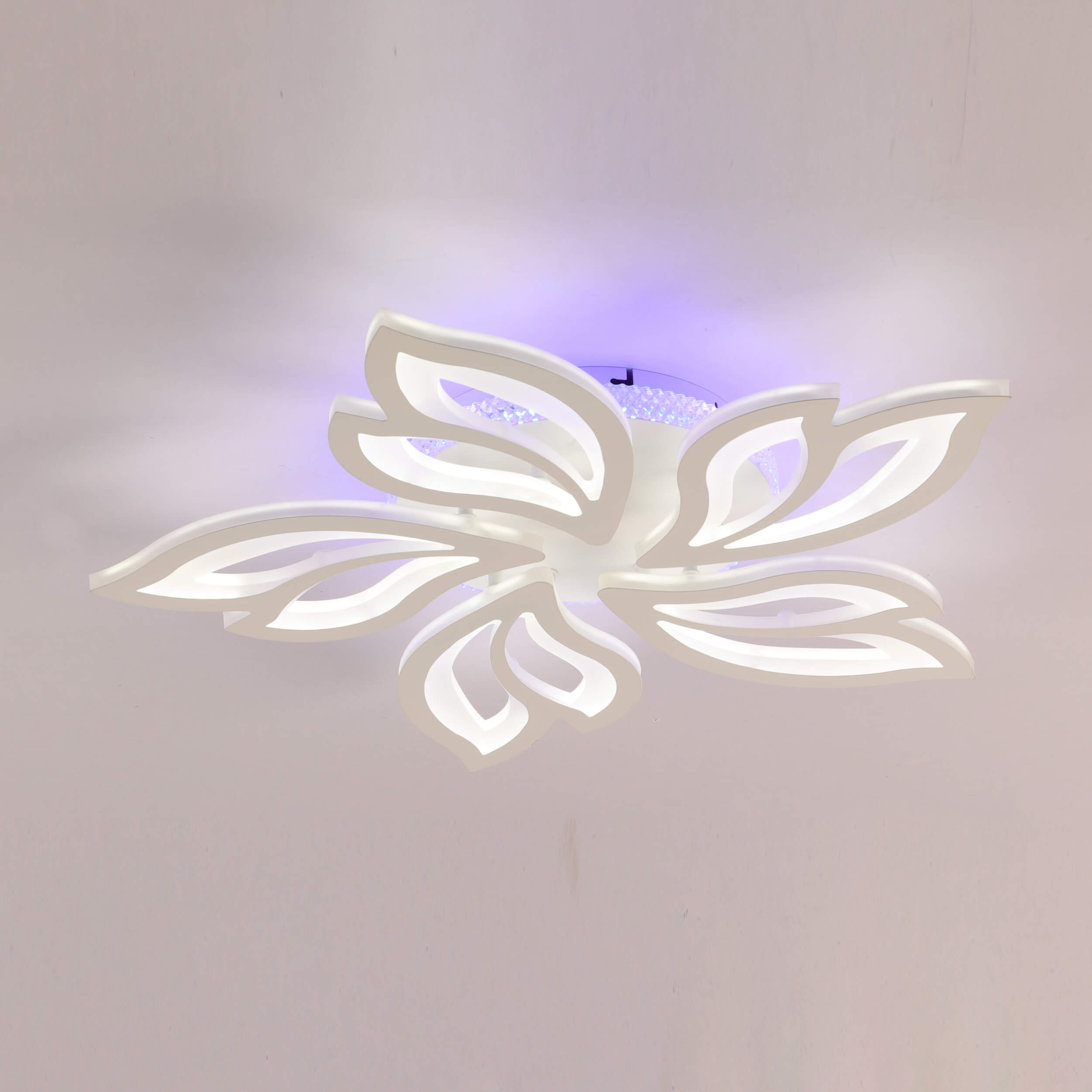 Luces LED de techo con forma de pétalos frescos