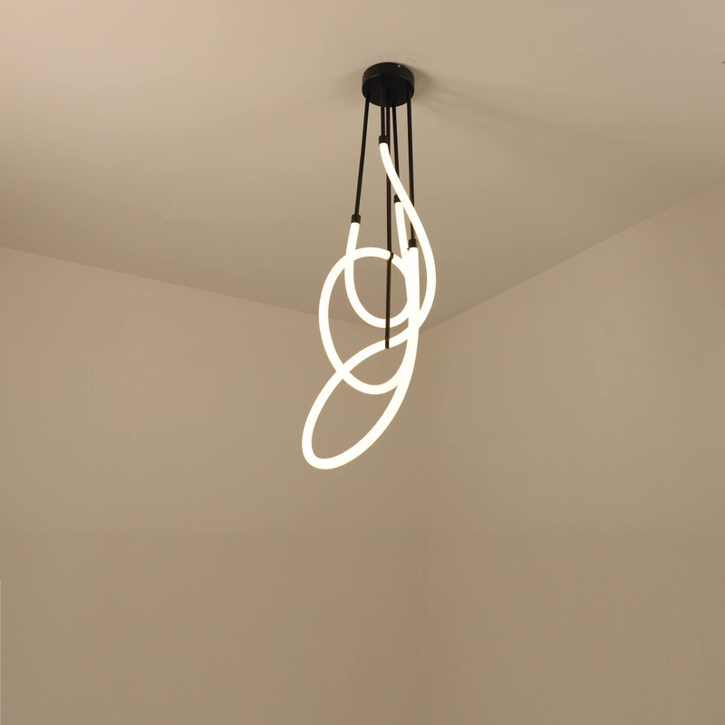 Luz colgante de LED espiral