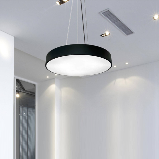 Luces LED redondas para espacios de oficina