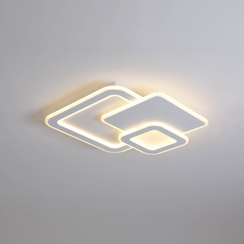 Luz de techo LED blanca arena acrílica