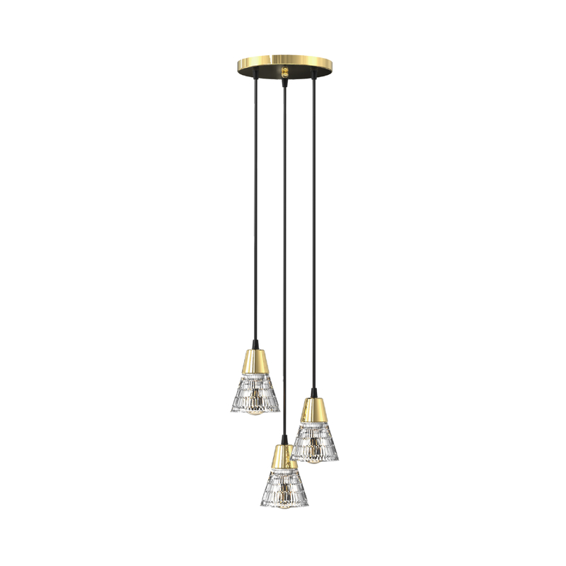 Vidrio industrial E27 Luz colgante