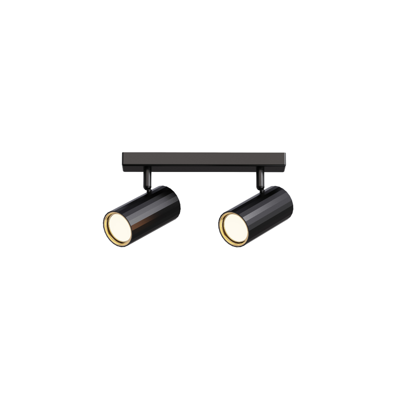 2*Gu10 Luz de techo de aluminio