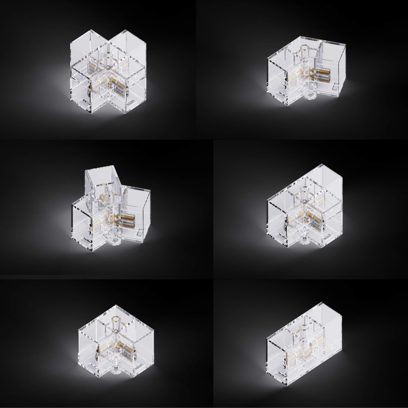 Luz de forma hexágono de 300 mm