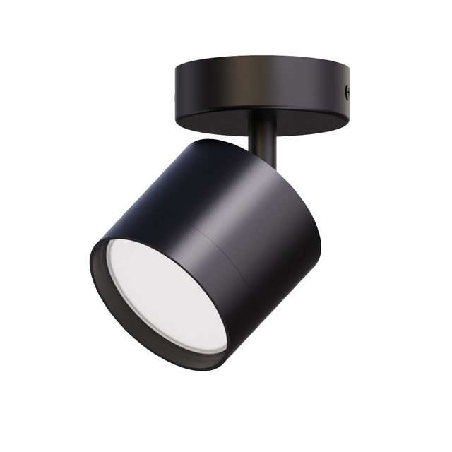 Lámpara de arcría anillo negro gx53