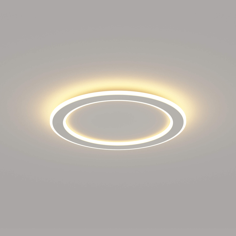 Elegante Luz De Techo LED Lineal De Acrílico,Luz Blanca 3000K A 6000K Regulable,Accesorio De Techo Moderno Para Salas De Estar Y Dormitorios