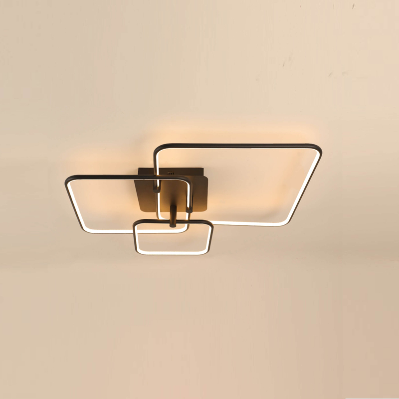 Luz de techo LED redonda y cuadrada