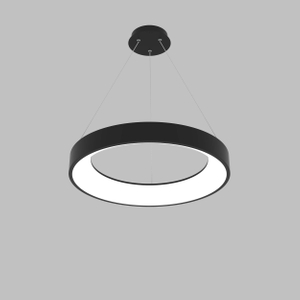 Lámpara de techo Lámpara de araña Luz minimalista Circular Led Lámpara colgante Anillo moderno Lámpara industrial