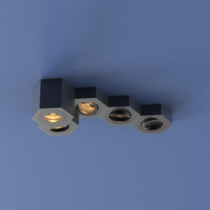 FLUSH GU10 Luz de techo ajustado RL-SMG070