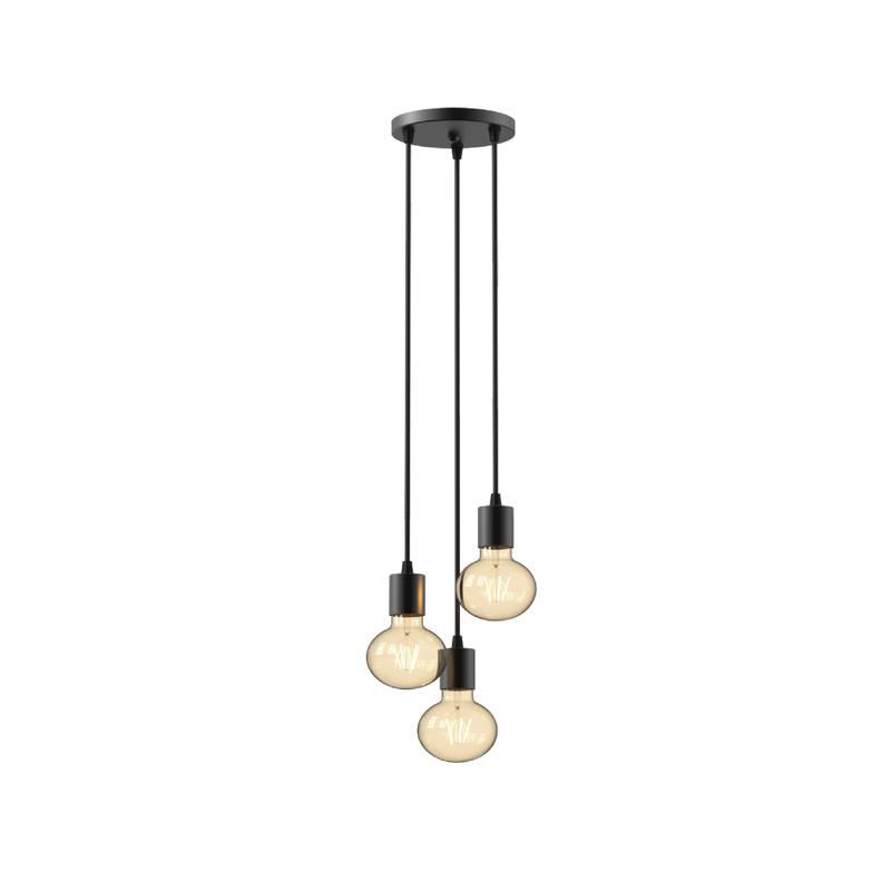 Iron 2*E27 Luz colgante