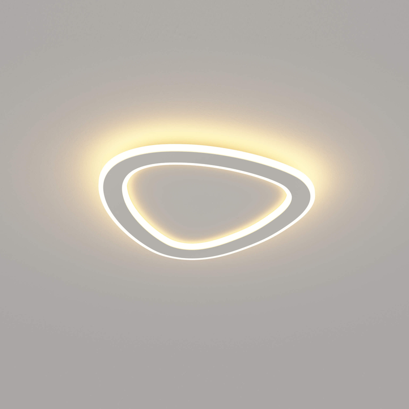 Elegante Luz De Techo LED Lineal De Acrílico,Luz Blanca 3000K A 6000K Regulable,Accesorio De Techo Moderno Para Salas De Estar Y Dormitorios