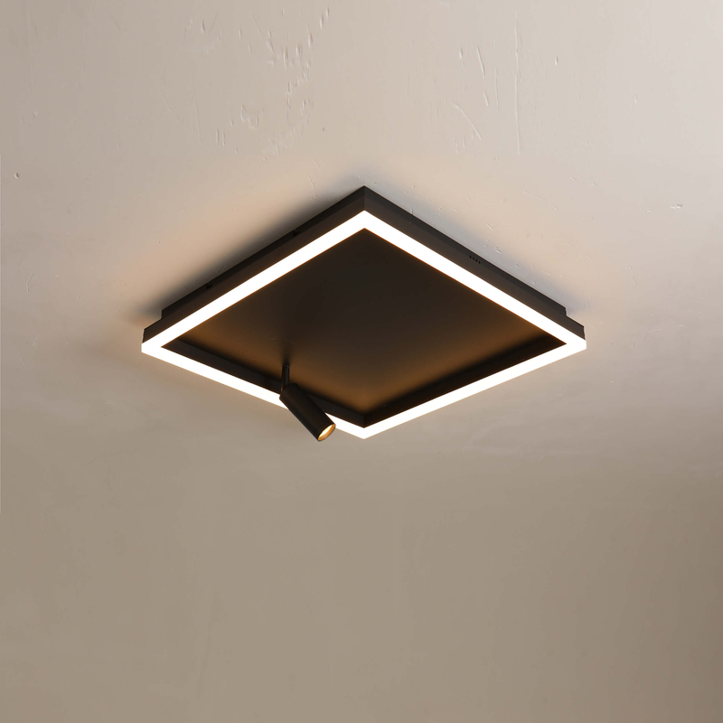 Iluminación de techo LED de hierro y aluminio con foco