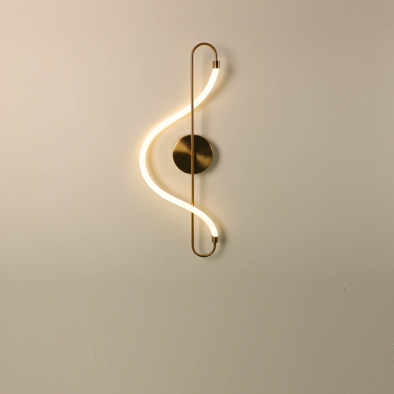 Luz colgante de LED espiral