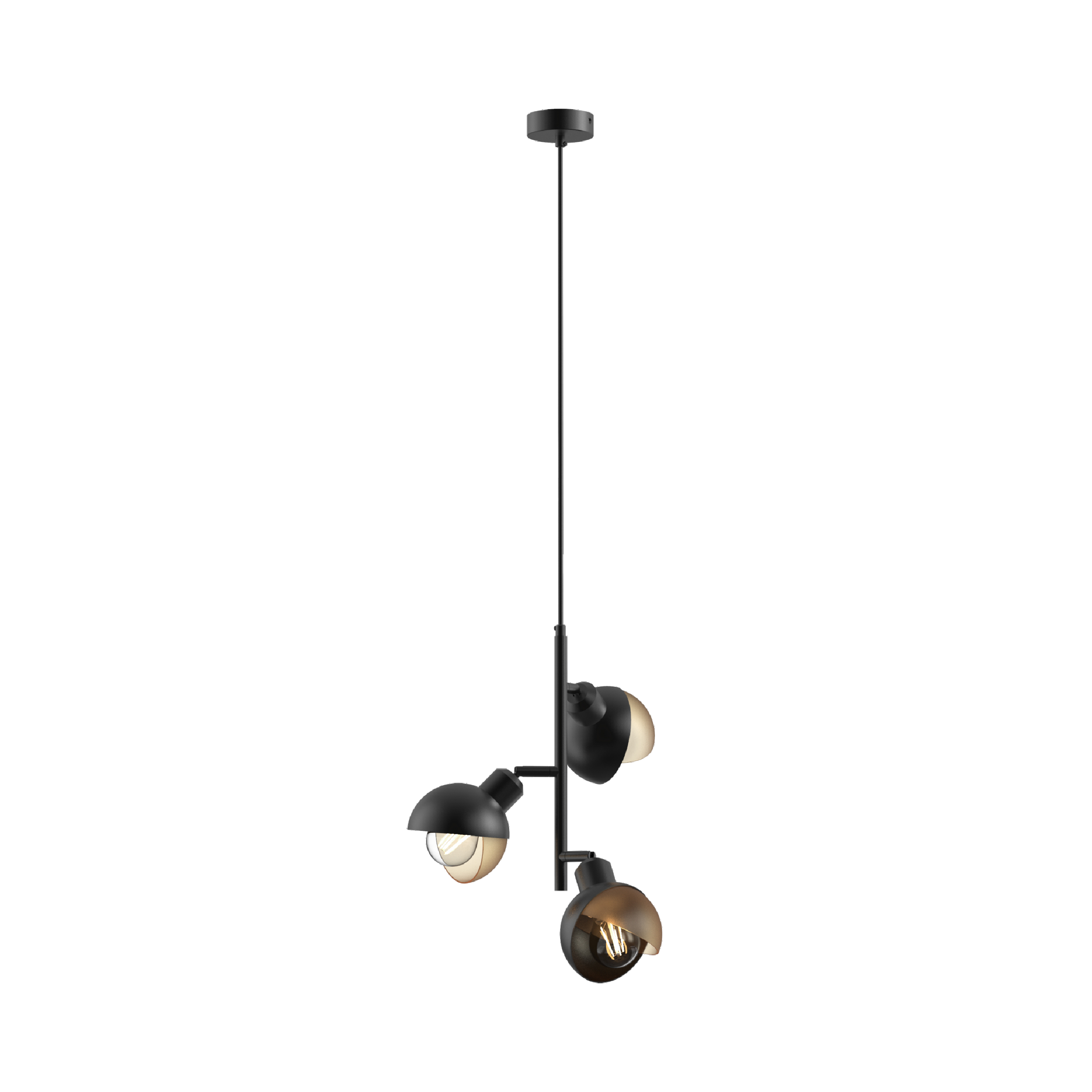 Triple Head E27 Luz colgante