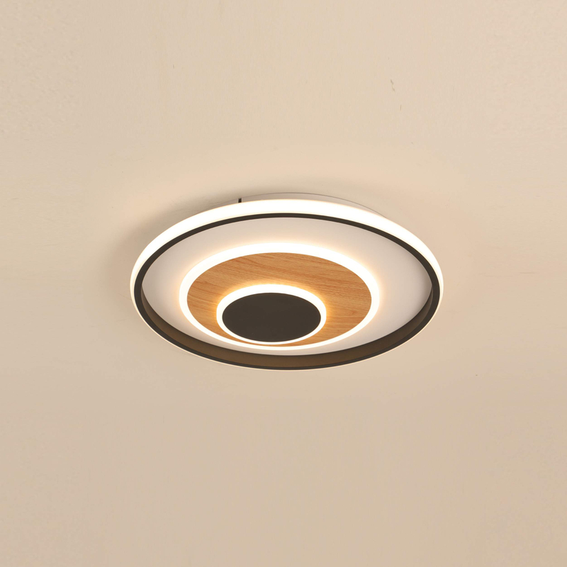 Luz de techo de estilo de madera nórdica