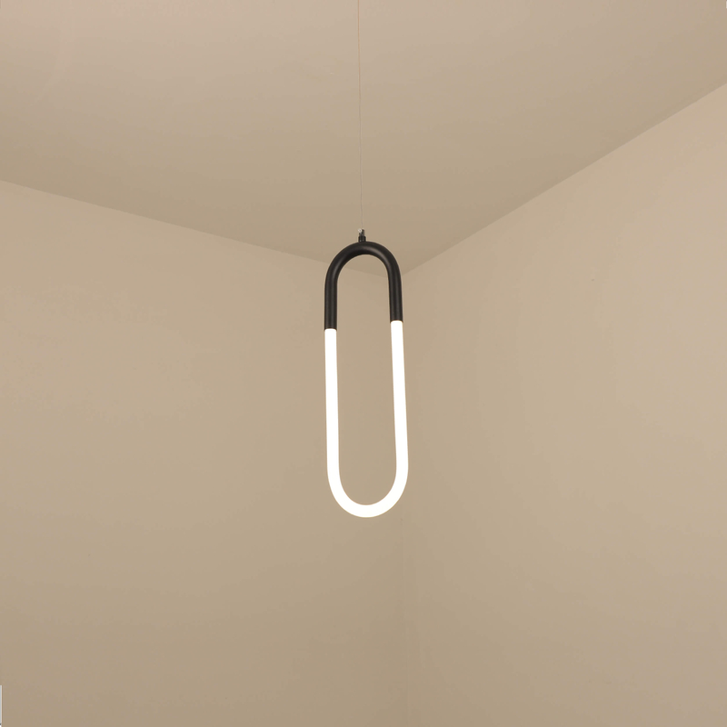 Lámpara de araña circular moderna para interiores