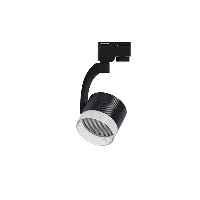 Iluminación de pista GX53 negra y dorada RL-SMTH501