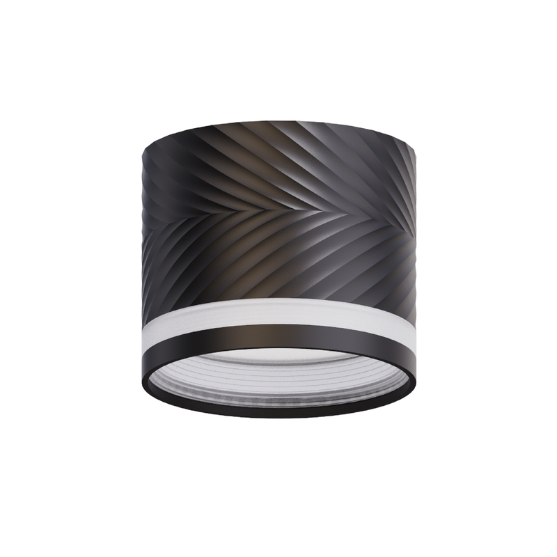 Lámpara de arcría anillo negro gx53