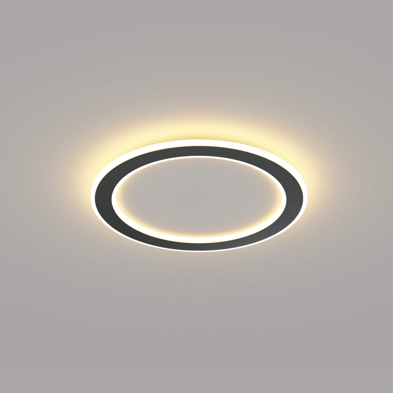 Elegante Luz De Techo LED Lineal De Acrílico,Luz Blanca 3000K A 6000K Regulable,Accesorio De Techo Moderno Para Salas De Estar Y Dormitorios