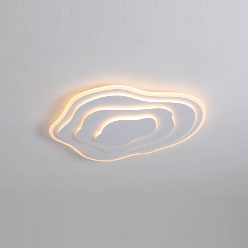 Lámpara de techo LED con forma de nube, luz regulable, iluminación cerca del techo, montaje empotrado para sala de estar y dormitorio