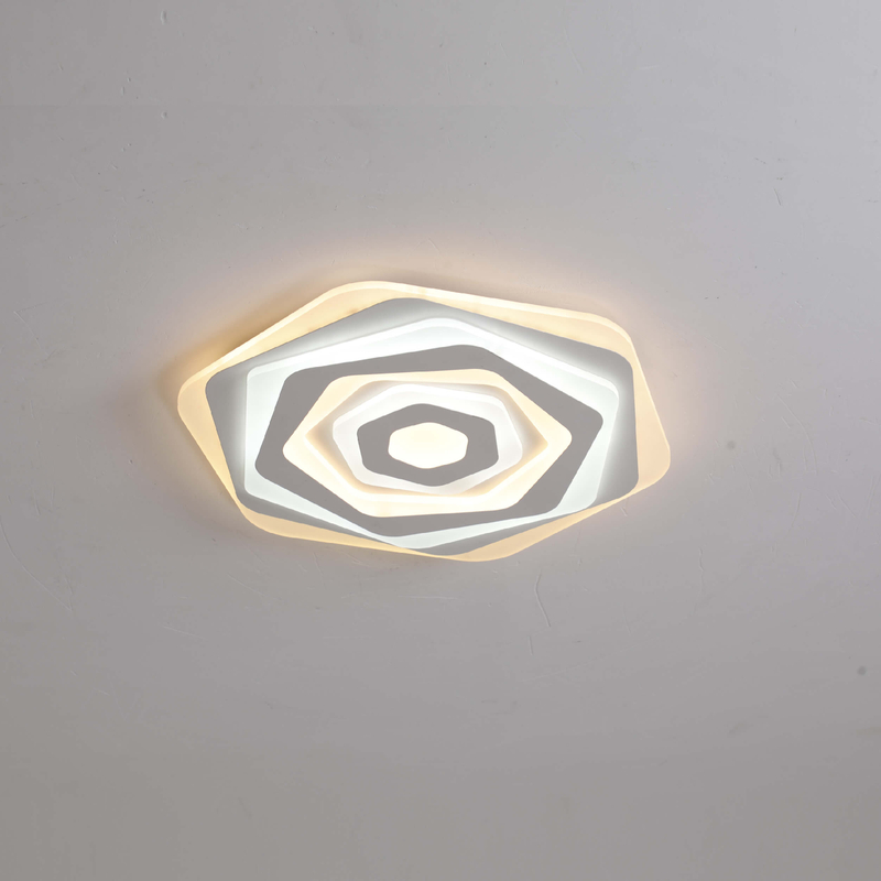Luz de techo rectangular LED regulable con mando a distancia