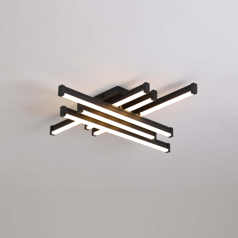 Luz de techo cruzada con barra LED