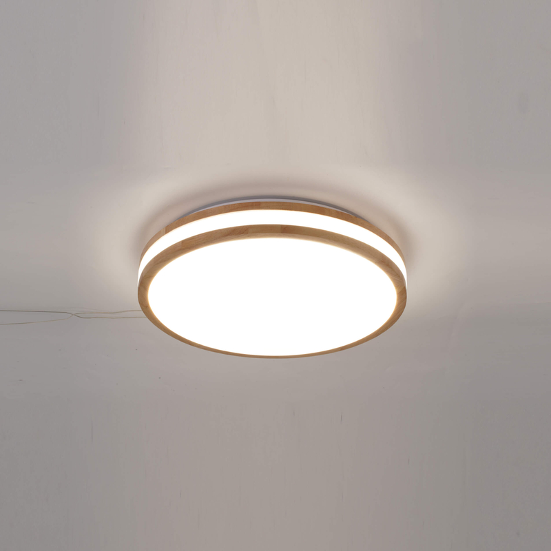 Luz de techo LED de tipo madera