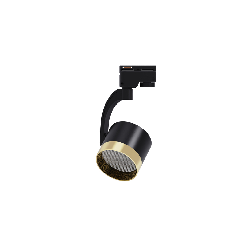 Iluminación de pista GX53 negra y dorada RL-SMTH501