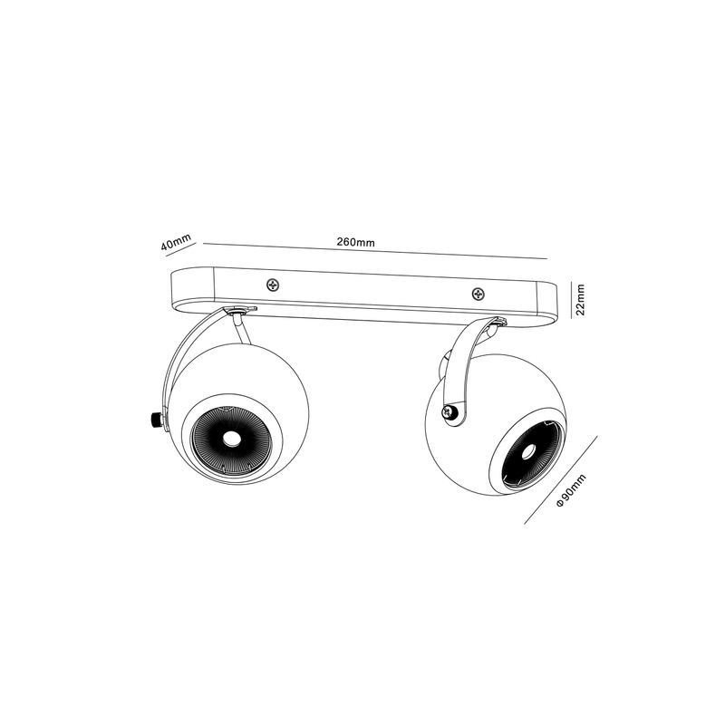 Gu10 Ball Spot Light