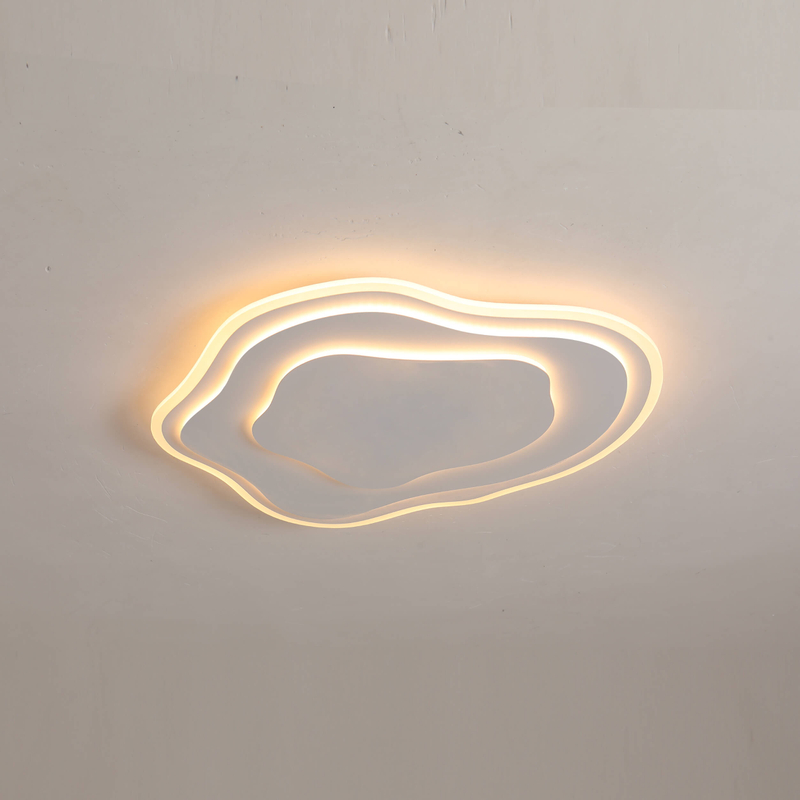 Lámpara de techo LED con forma de nube, luz regulable, iluminación cerca del techo, montaje empotrado para sala de estar y dormitorio