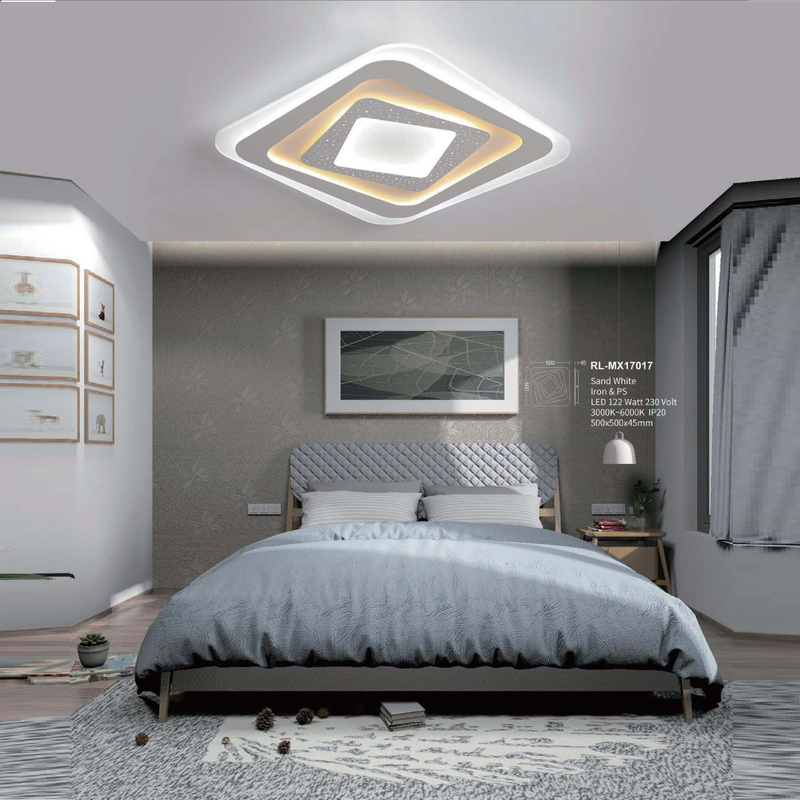 Luz de techo LED de color blanco cálido
