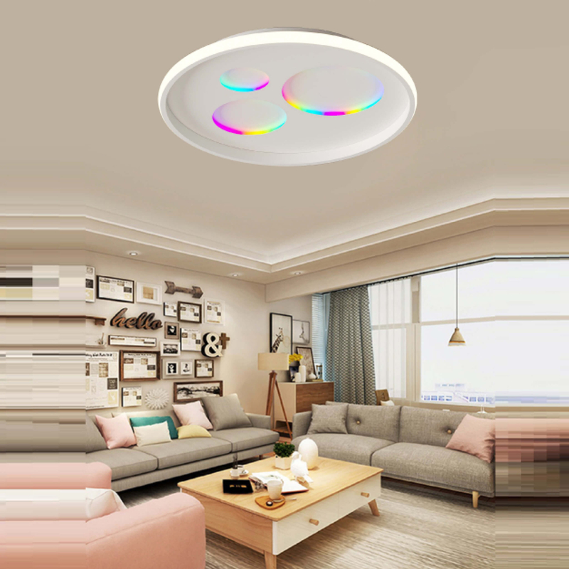 Lámpara de techo LED regulable con control remoto
