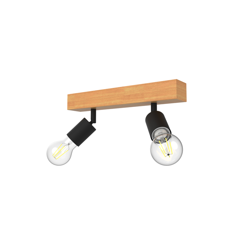 E27 Base de madera Techo Downlight SMG178