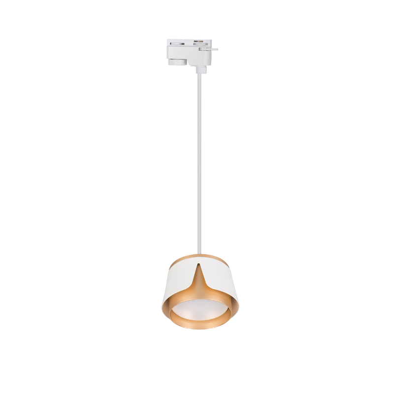 RL-SMG302 White and Gold GX53 Luz de pista