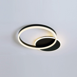 Luz de techo - cepillado de aluminio - ópalo acrílico