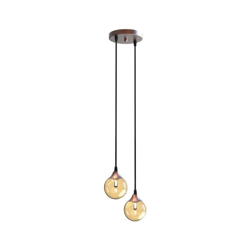 Luz de colgante de cristal G9