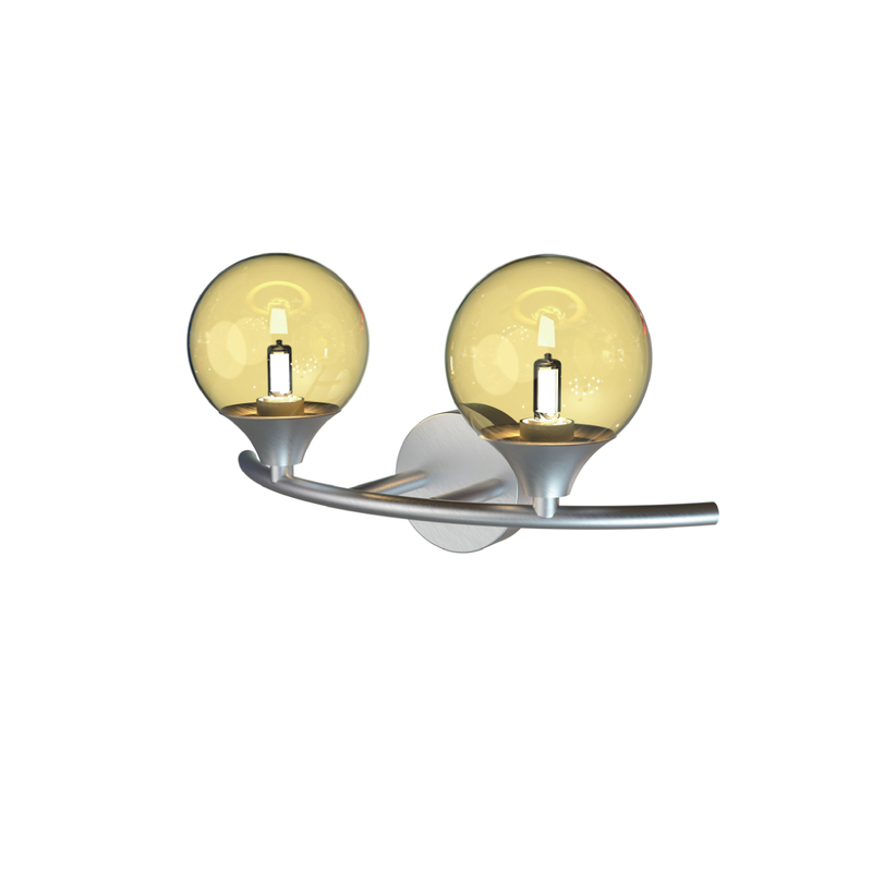 Luz de pared de cristal G9