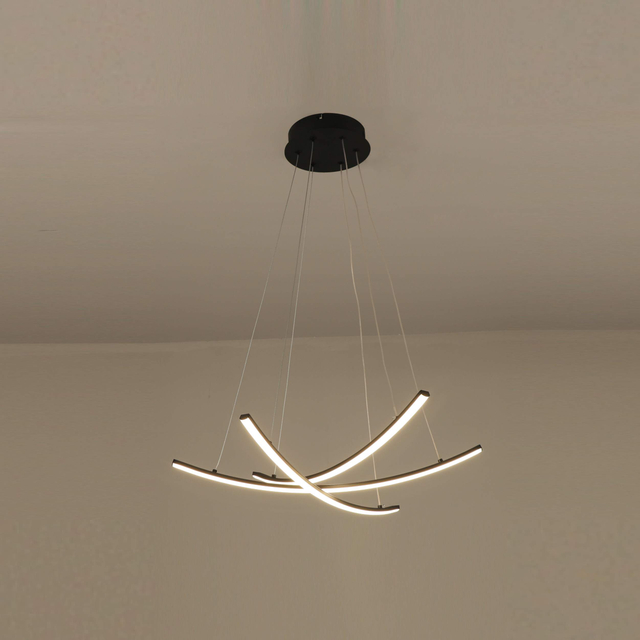 Luz de colgante de barra ajustable LED contemporánea RL-MD25051