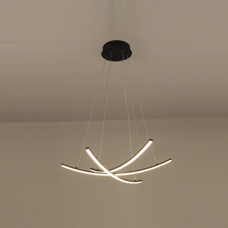 Luz de colgante de barra ajustable LED contemporánea RL-MD25051