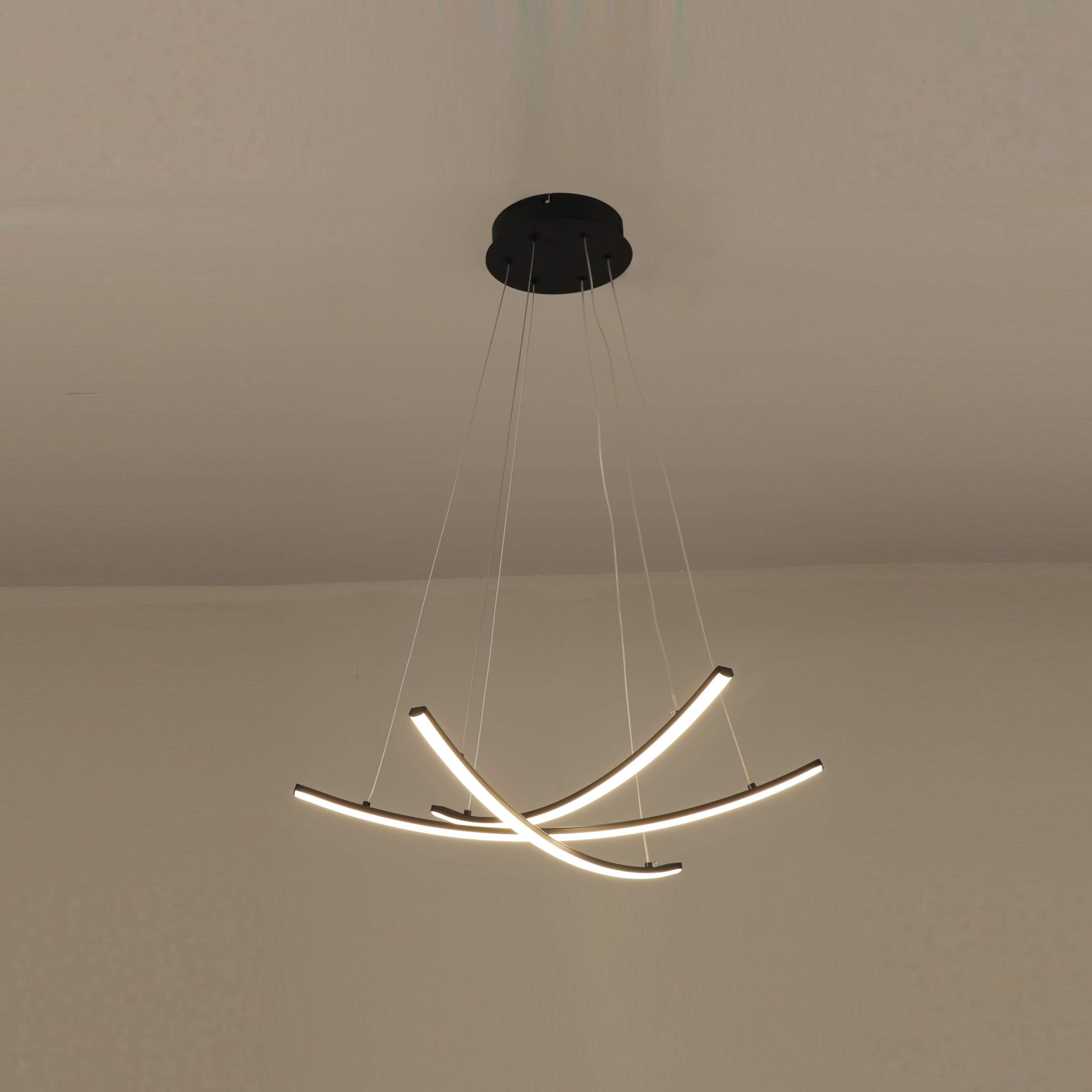 Luz de colgante de barra ajustable LED contemporánea RL-MD25051